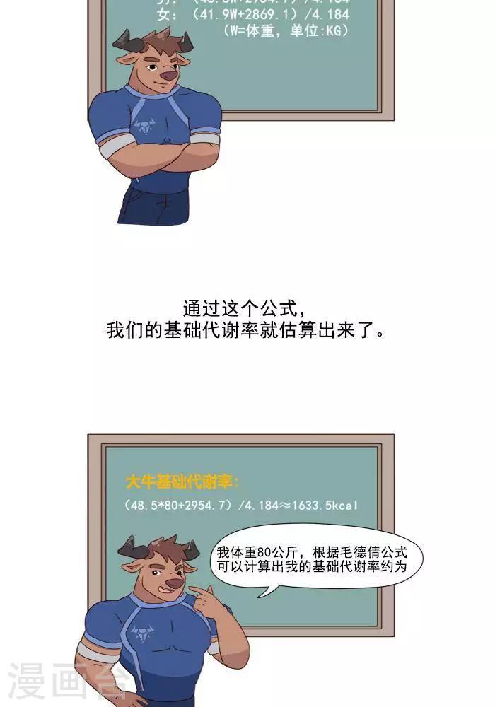 大牛健身漫畫 - 第3話 我一天的能量消耗有多少？ - 1