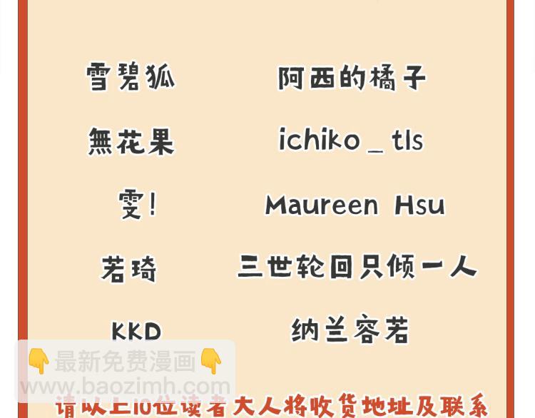 重生豪門之強勢歸來 - 特別篇中獎公佈 - 1