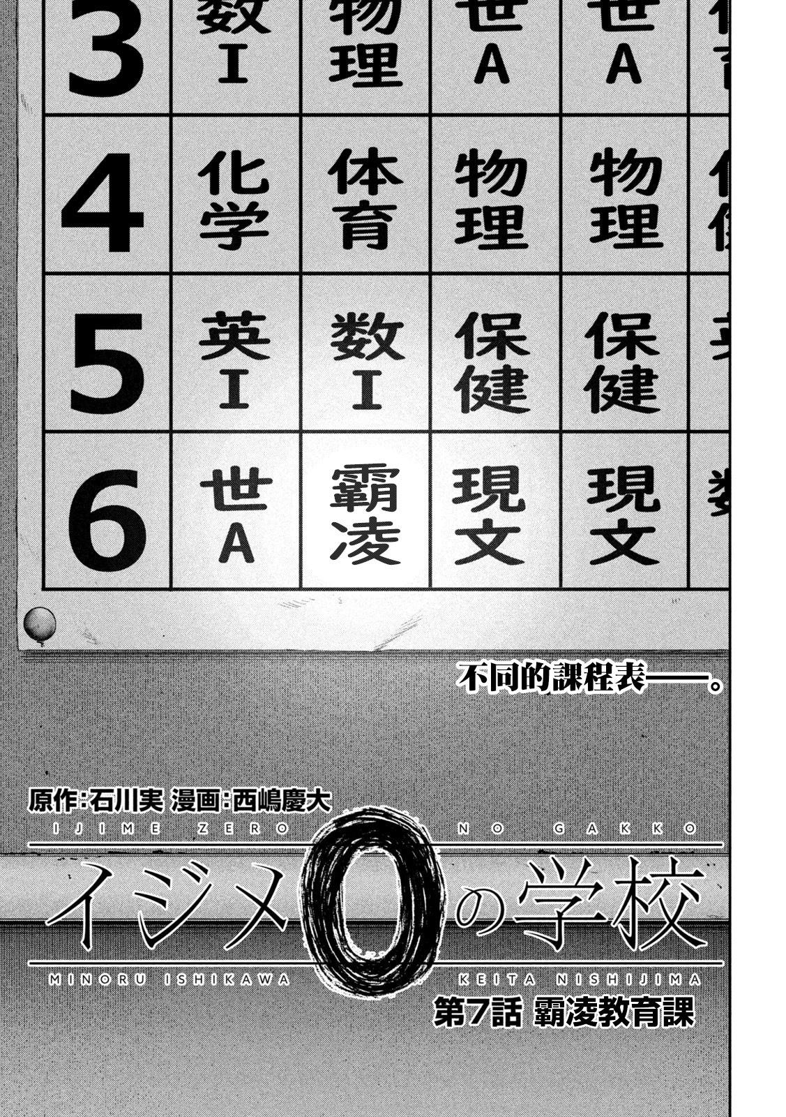 0霸凌的學校 - 第7話 - 1