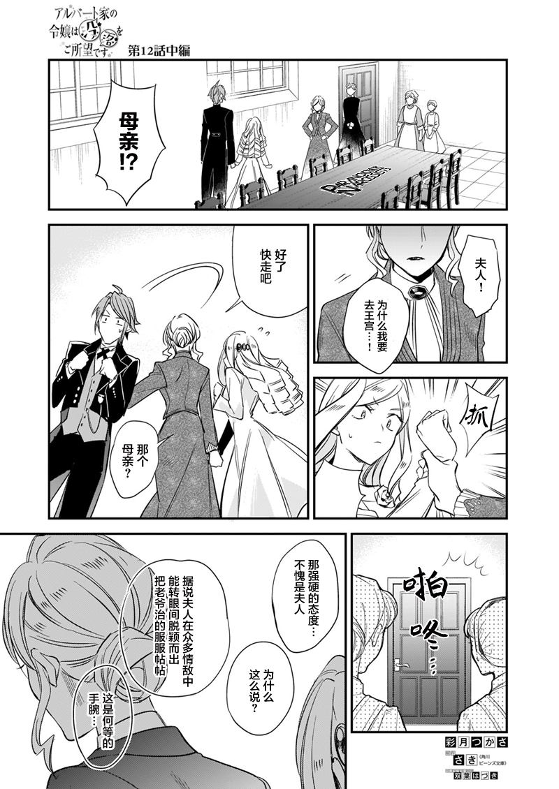 阿爾伯特家的大小姐努力朝着沒落進發 - 第13.2話 - 1