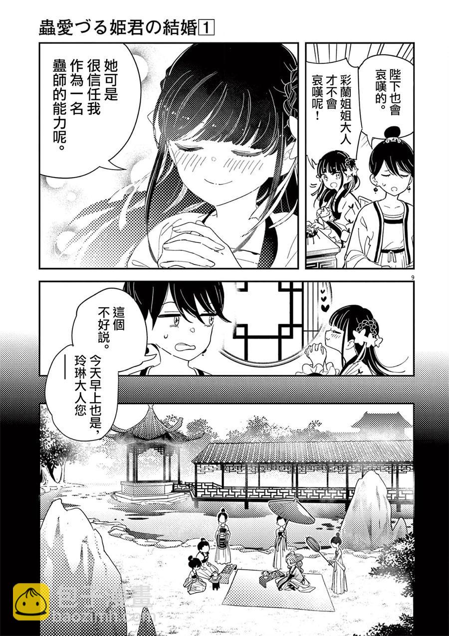 愛好昆蟲的公主結婚記，中華後宮解謎婚姻談 - 第01話(1/2) - 1