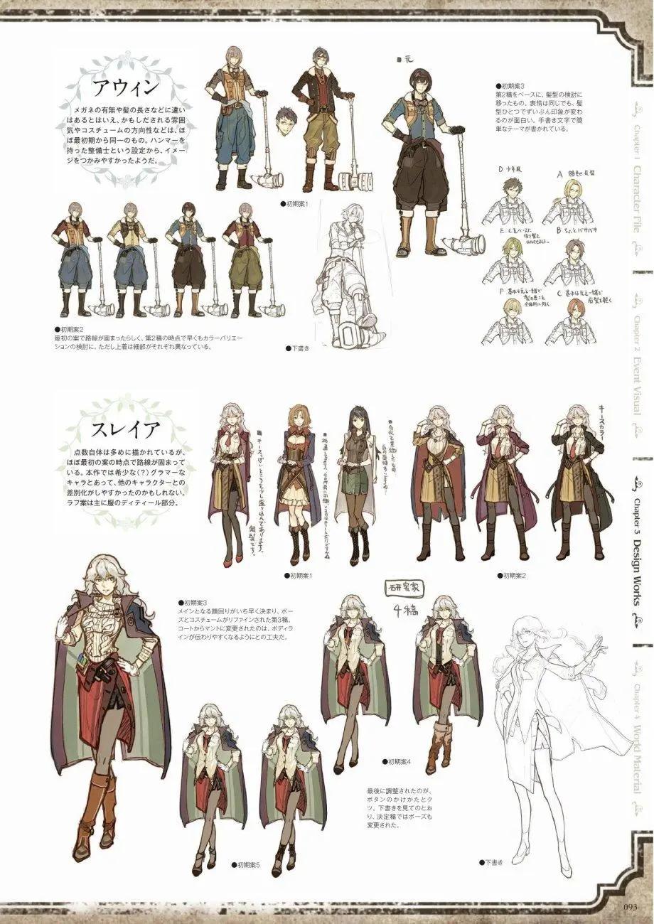 愛絲卡與羅吉的鍊金工房 黃昏天空的鍊金術師 - 設定畫集(2/3) - 1