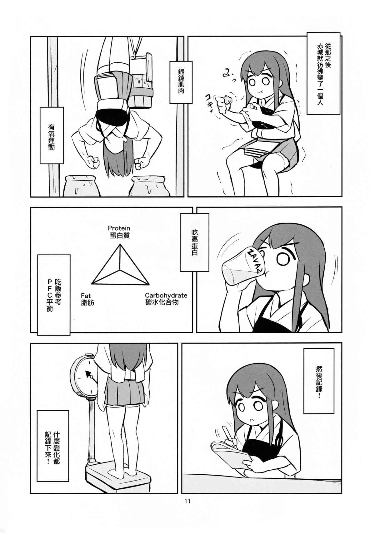 Akagi work out！ - 第1話 - 5