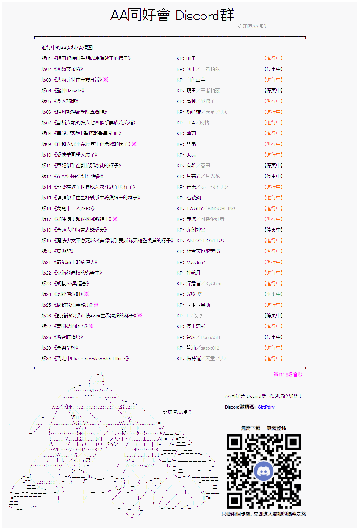 安價／安科決定的克蘇魯神話TRPG - 雨後丶 06 - 1