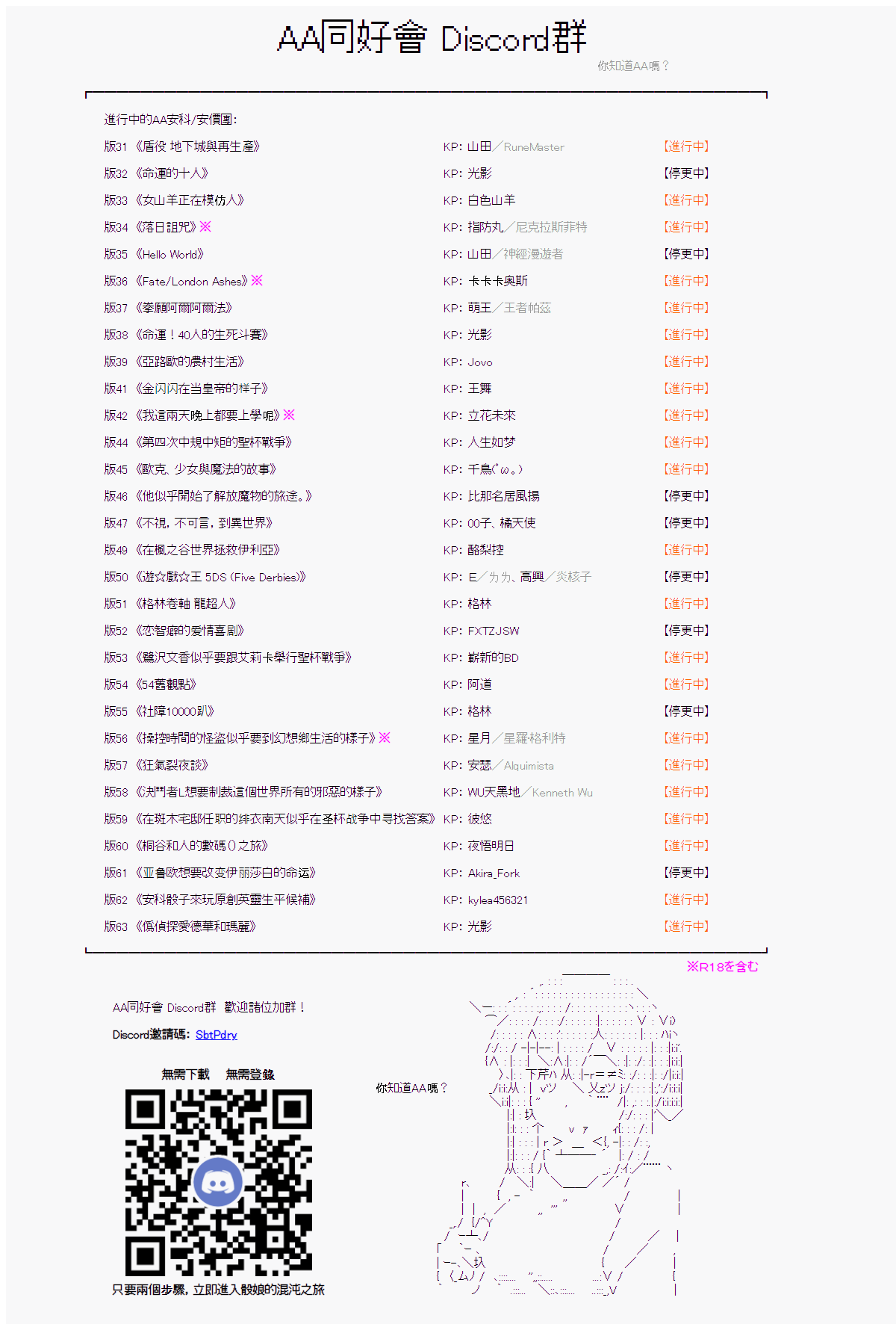 安價／安科決定的克蘇魯神話TRPG - 雨後丶 06 - 2