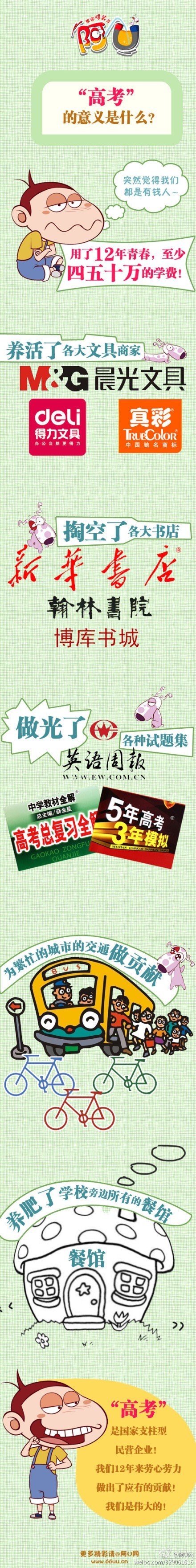 阿U微漫画：高考的意义-第67话