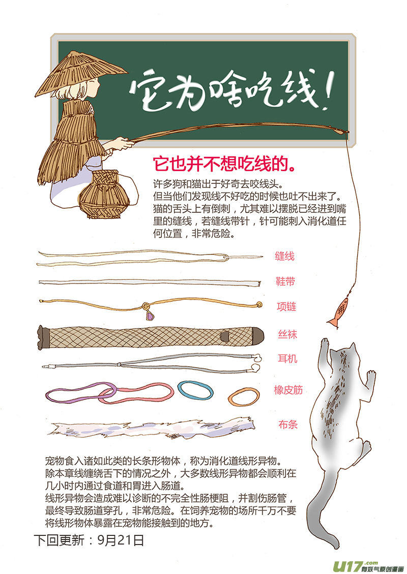 023 线性异物（猫吞食针线）-第23话