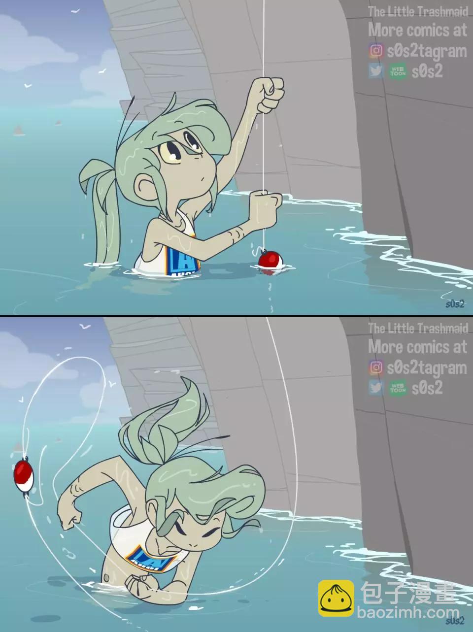 被海洋垃圾污染後的小美人魚 - 第54話 - 1