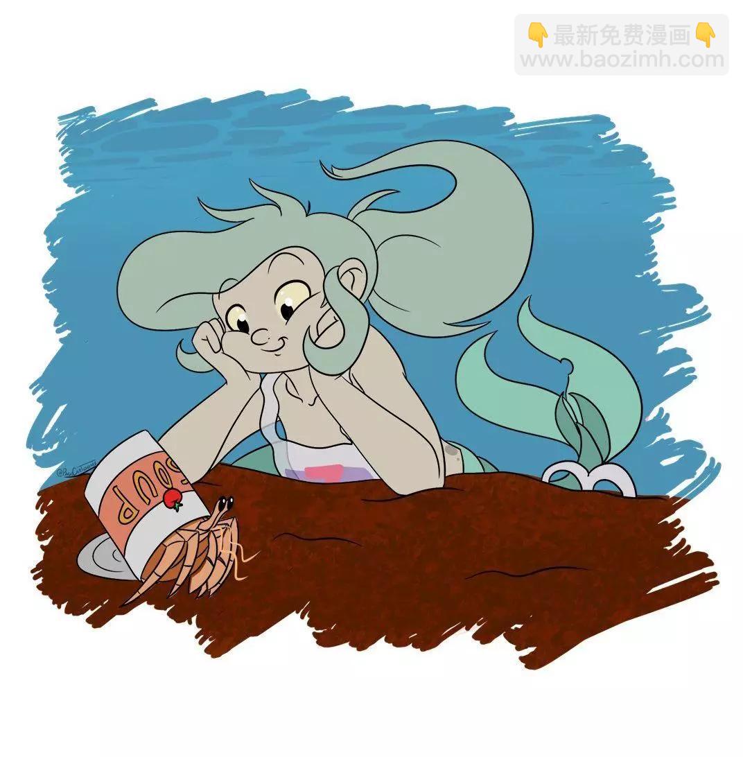 被海洋垃圾污染後的小美人魚 - 同人圖74 - 2
