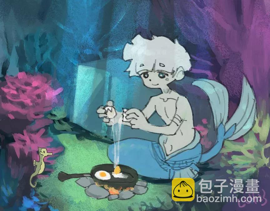 被海洋垃圾污染後的小美人魚 - 同人圖151 - 1