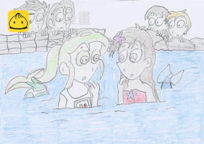 被海洋垃圾污染後的小美人魚 - 同人圖151 - 1