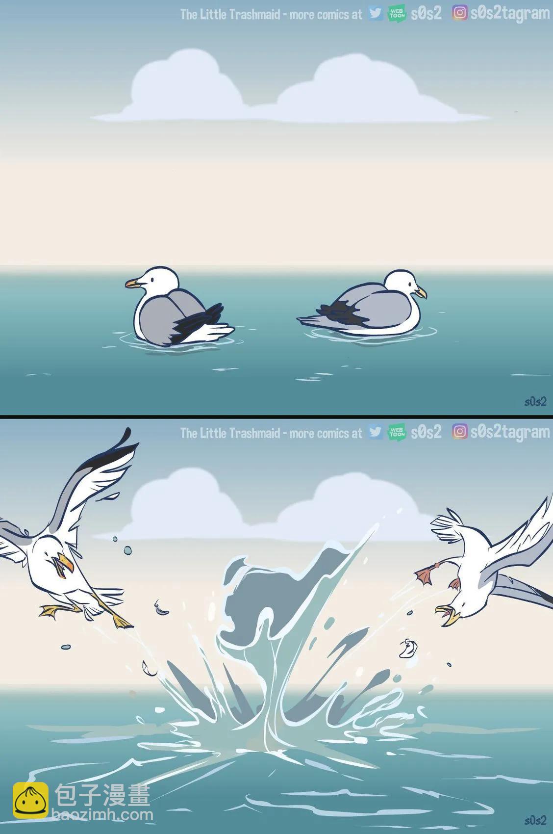 被海洋垃圾污染後的小美人魚 - 第179話 - 1