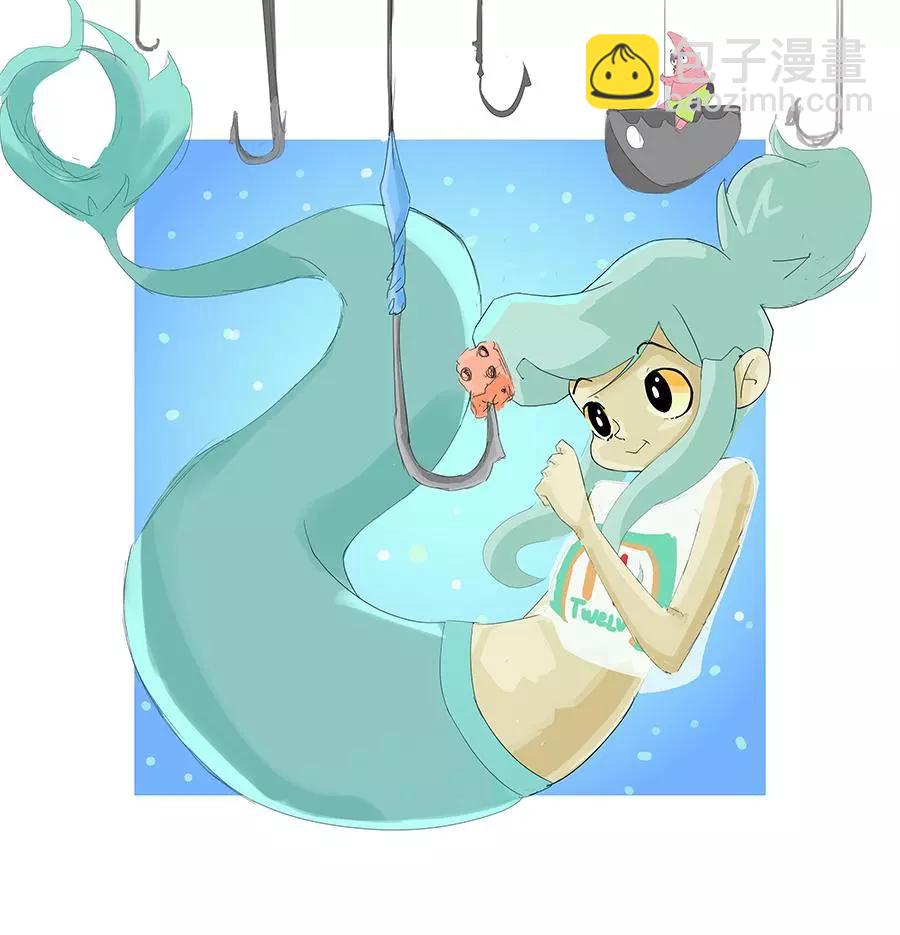 被海洋垃圾污染後的小美人魚 - 同人圖40 - 1