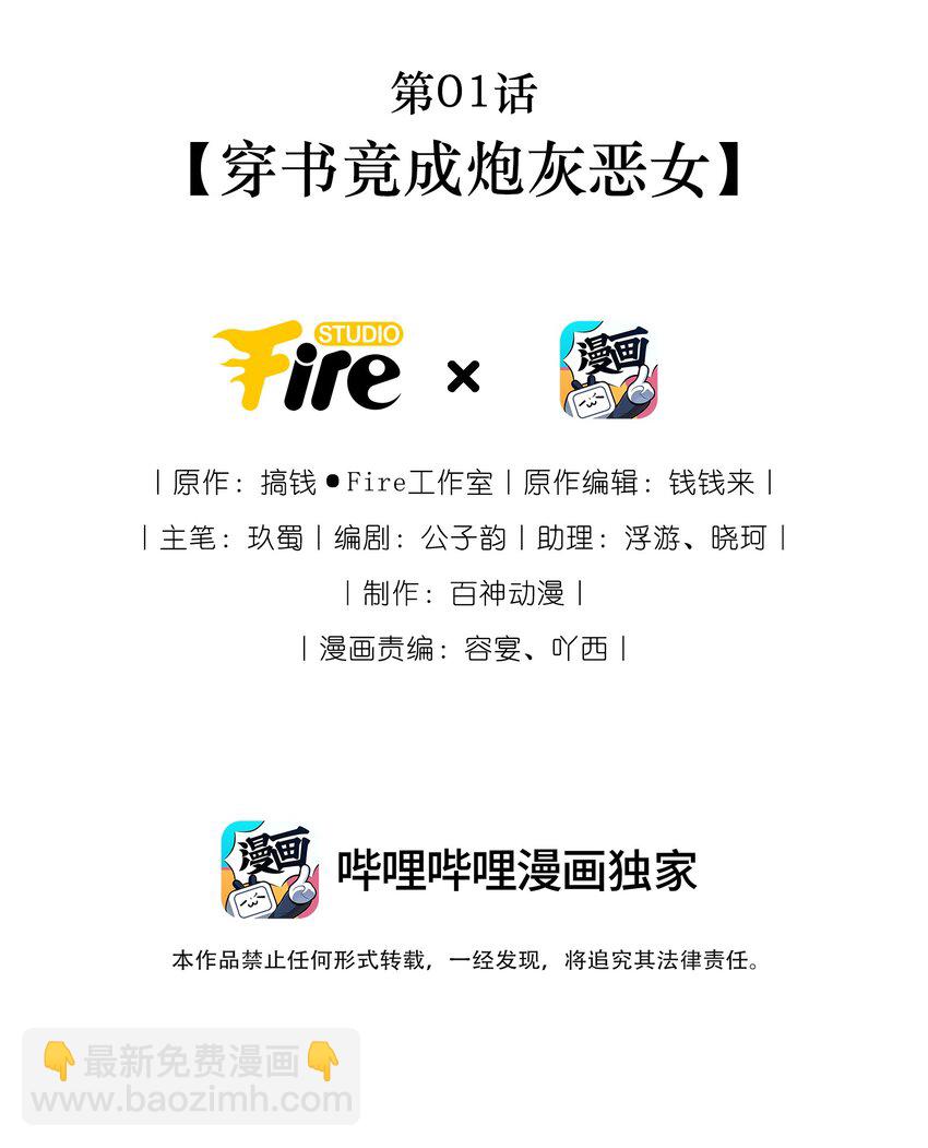 第01话 穿书竟成炮灰恶女(1/2)-第3话