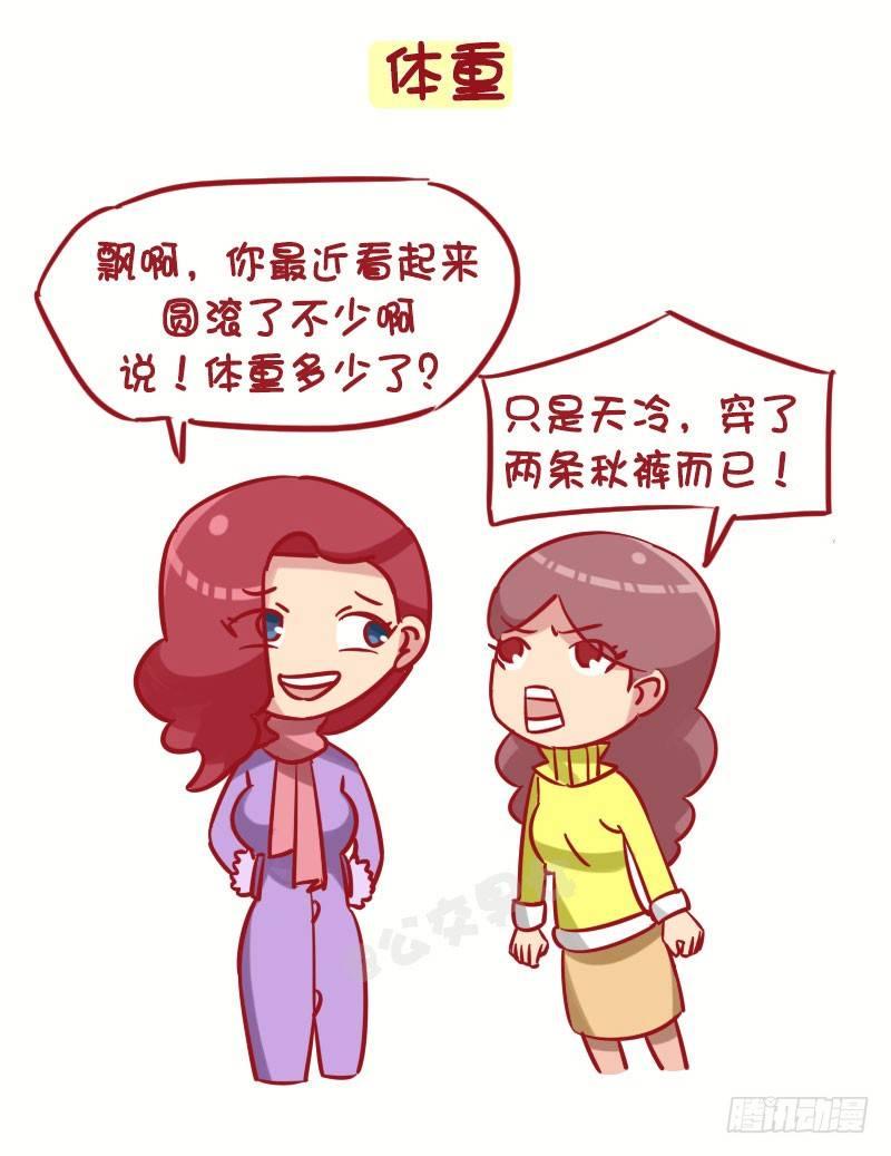 公交男女爆笑漫画 - 1269-女生最忌讳被问到的十大 - 2