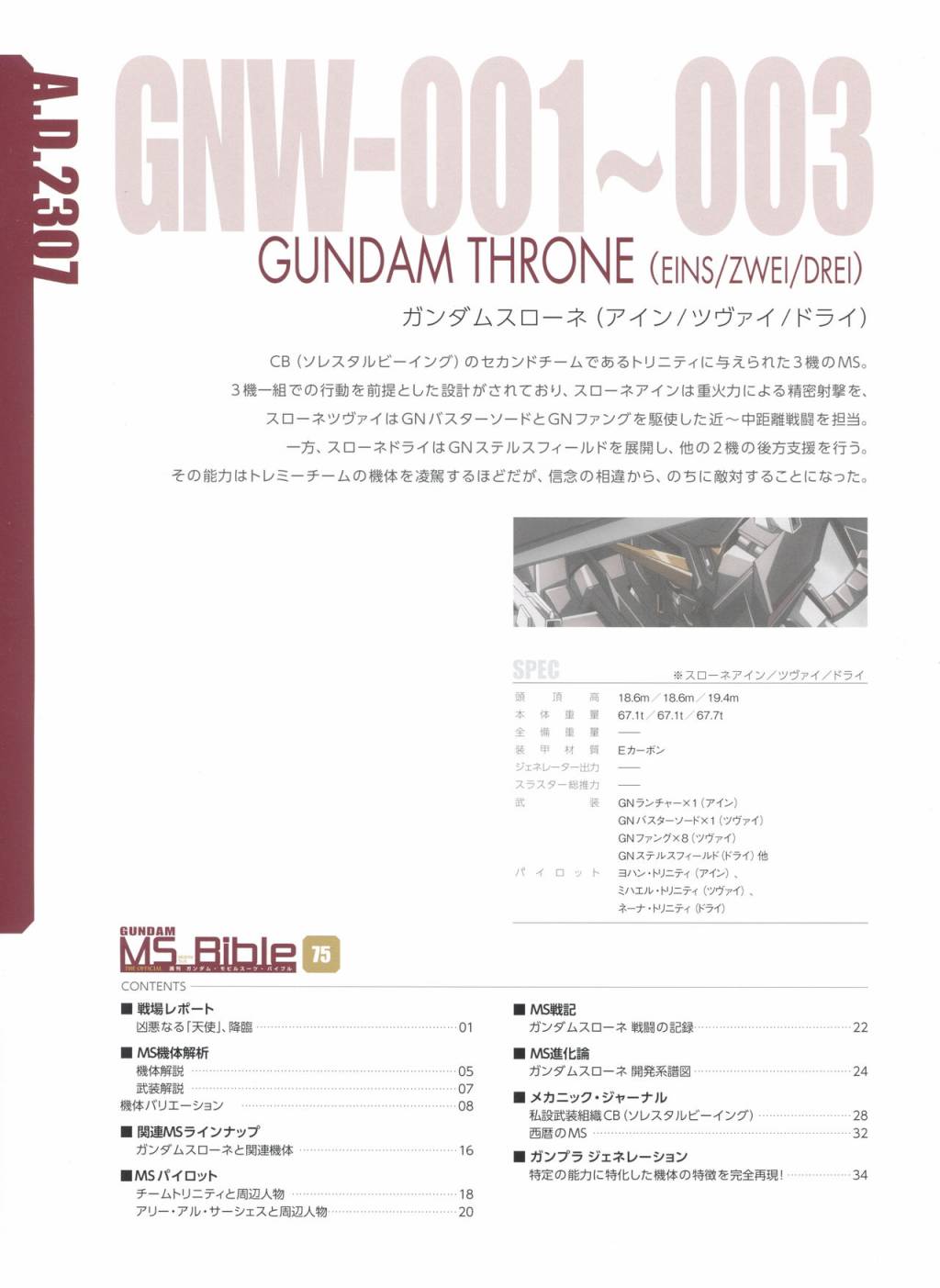 Gundam Mobile Suit Bible - 75卷 - 3