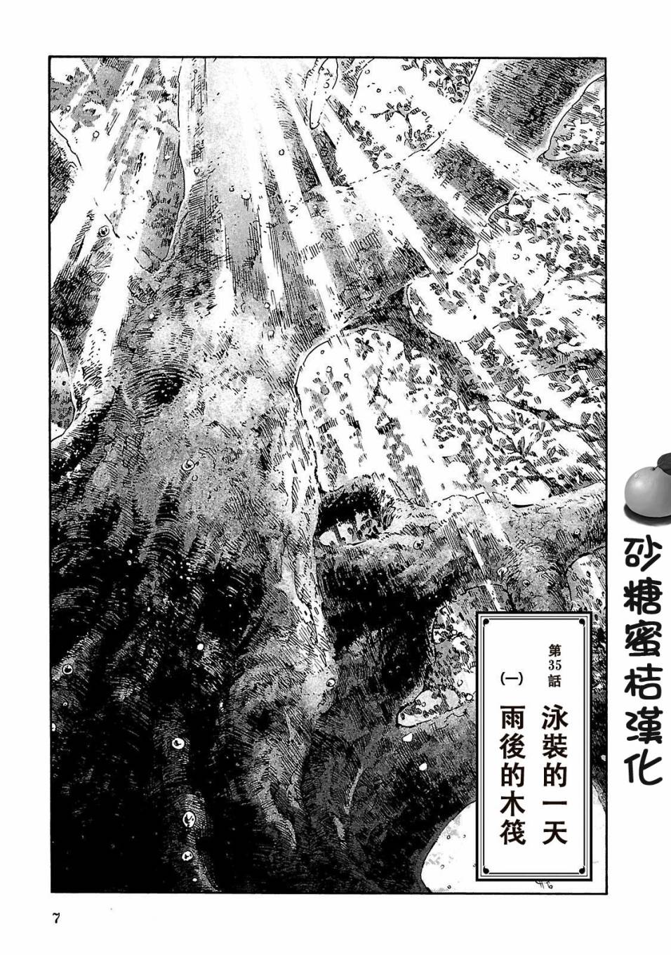 哈庫梅伊與蜜珂析 - 第35話 泳裝的一天雨後的木筏（一） - 1