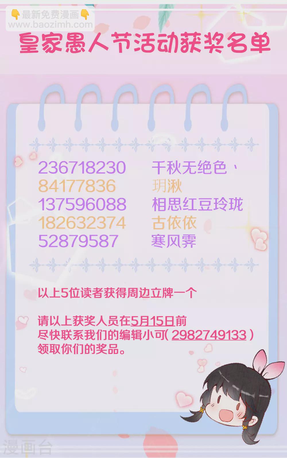 愚人节活动获奖名单-第97话