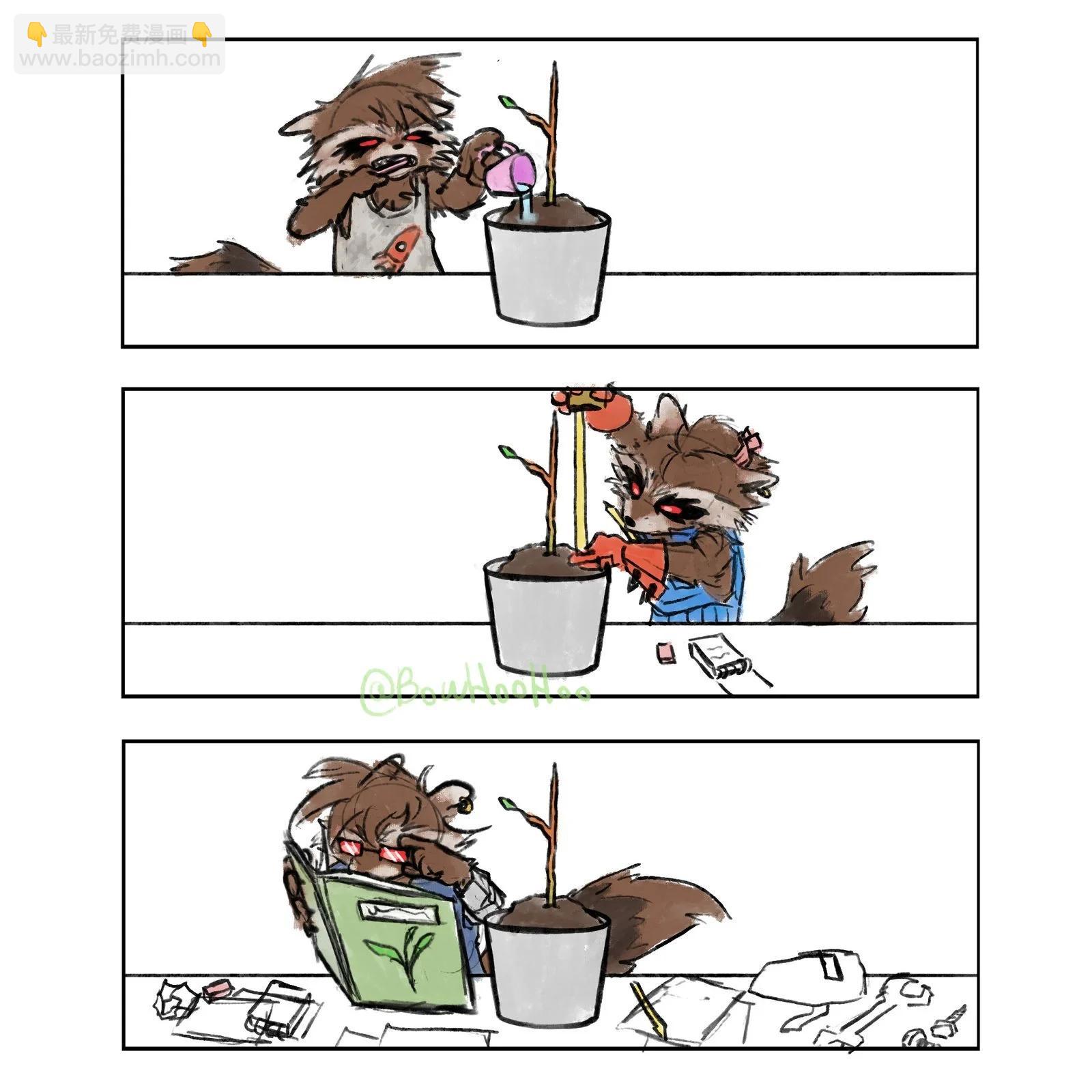 火箭浣熊同人漫畫 - 花開爛漫時 - 3