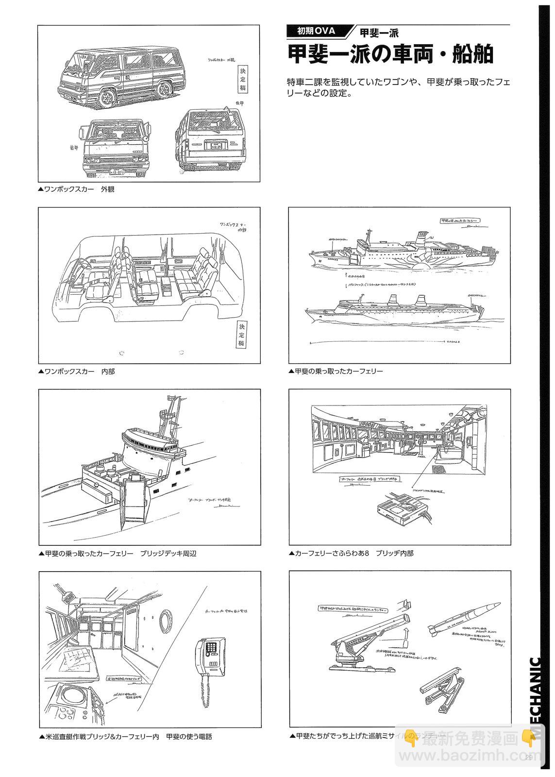 機動警察PATLABOR 35週年 美術設定集 - 機械(1/5) - 5