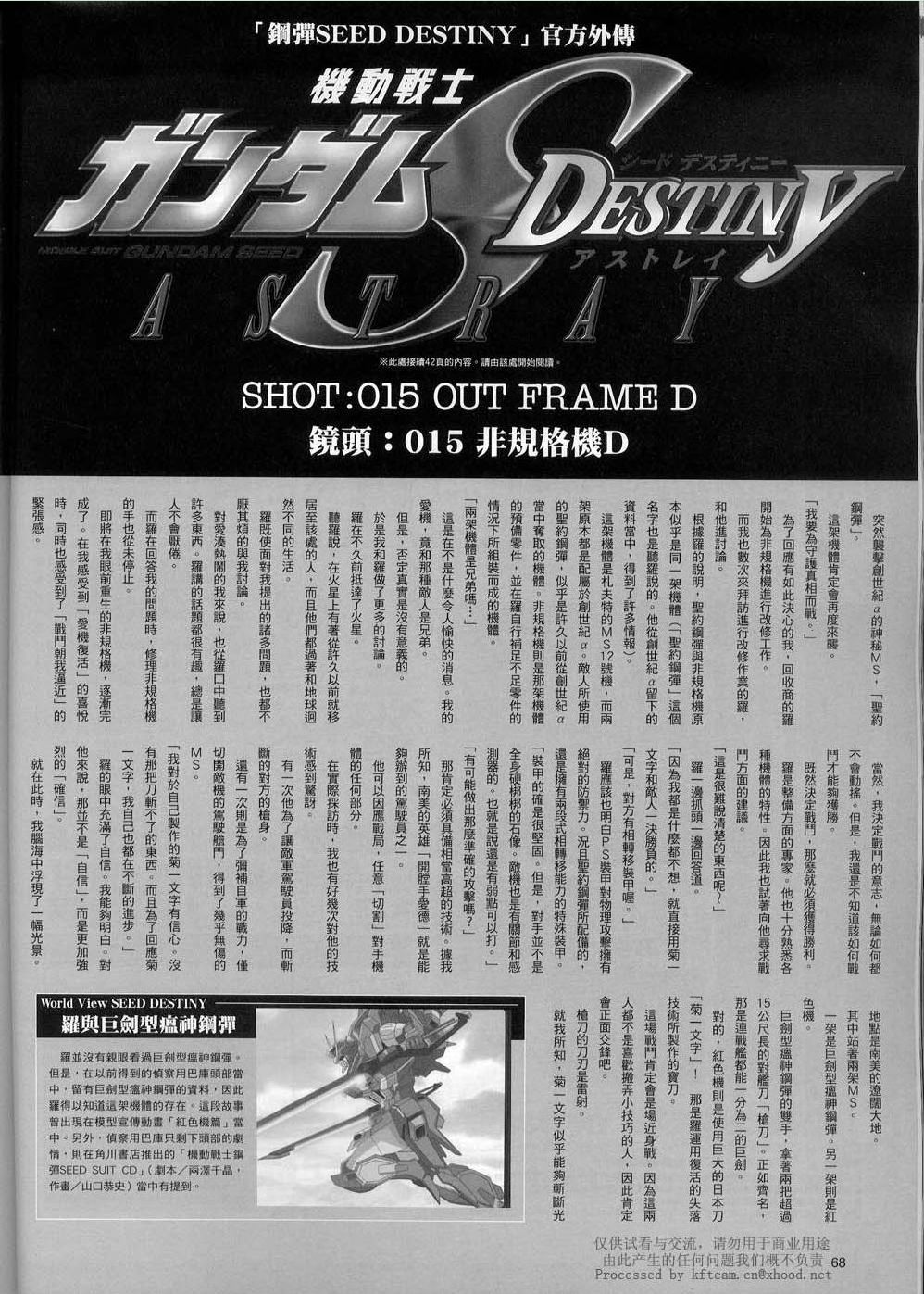 机动战士高达SEED DESTINY ASTRAY - Novel15 - 1