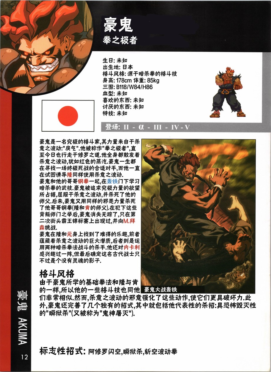 街頭霸王 特刊合集 - 人物譜1 - 1