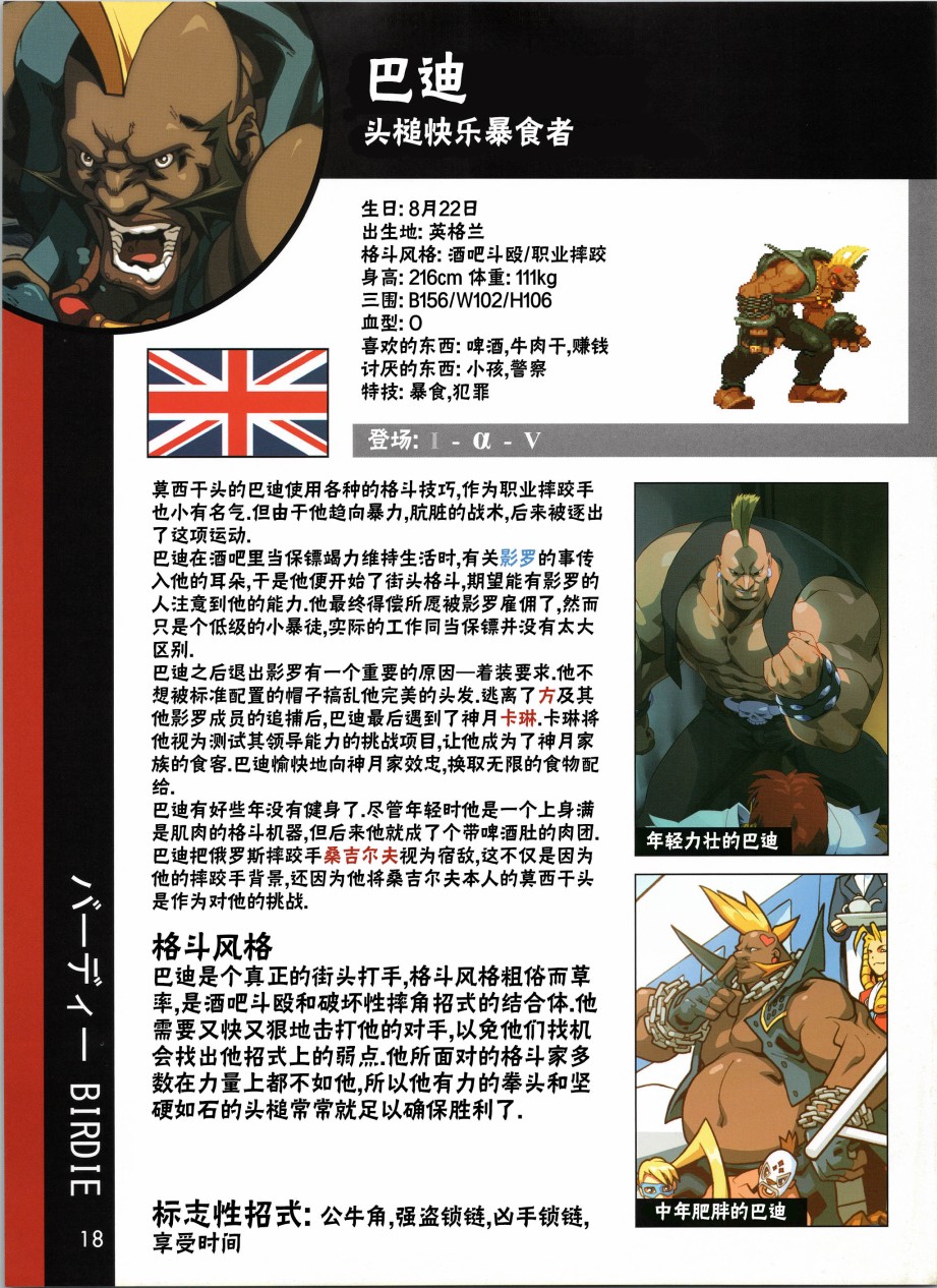 街頭霸王 特刊合集 - 人物譜1 - 1