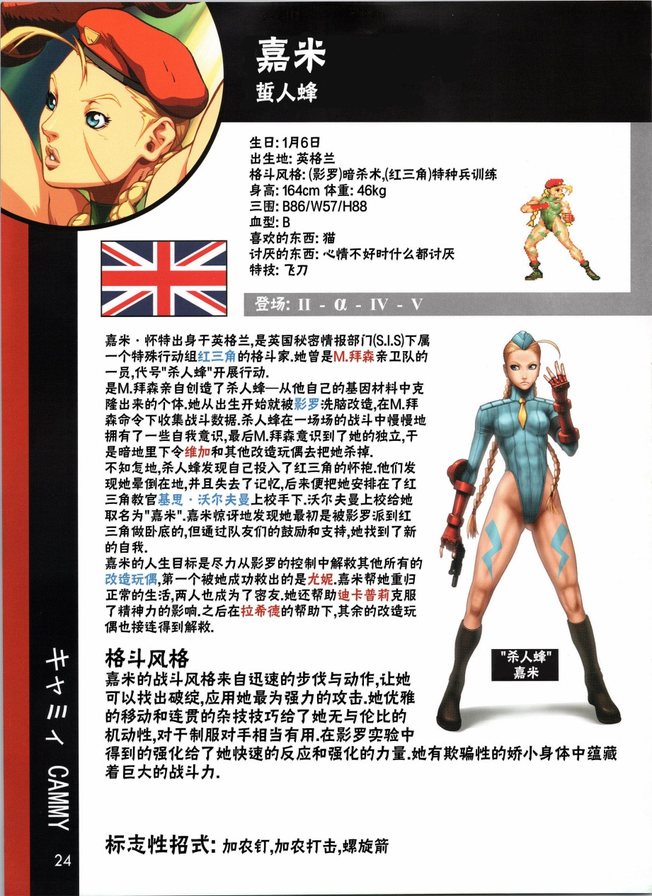 街頭霸王 特刊合集 - 人物譜1 - 1