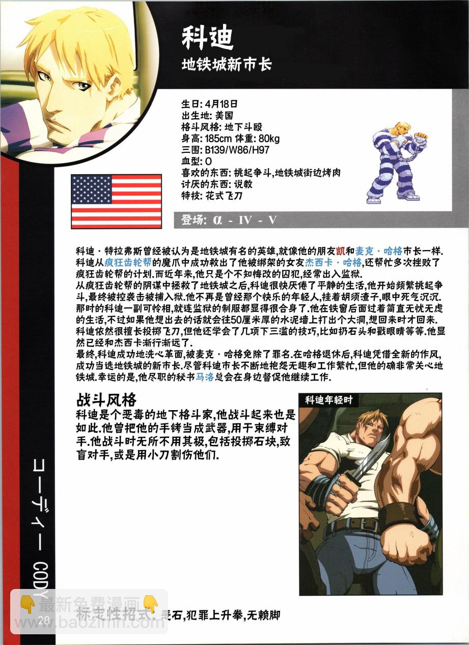 街頭霸王 特刊合集 - 人物譜1 - 5