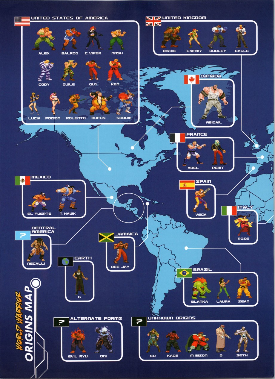 街頭霸王 特刊合集 - 人物譜1 - 5