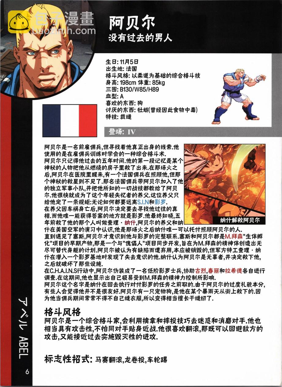 街頭霸王 特刊合集 - 人物譜1 - 1