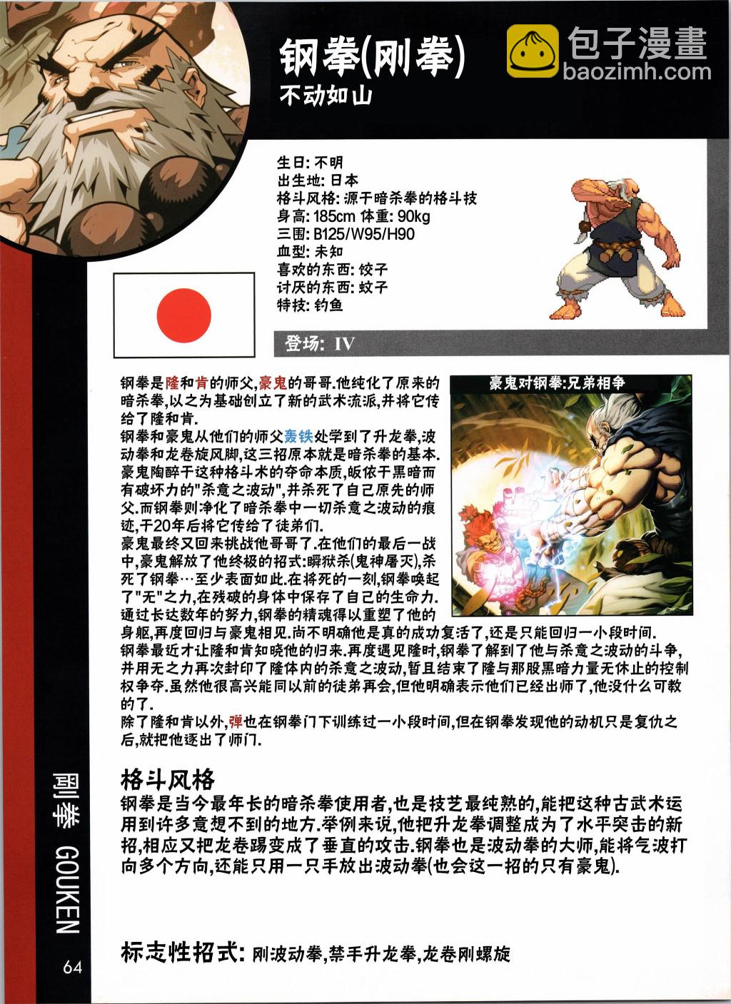 街頭霸王 特刊合集 - 人物譜3 - 3