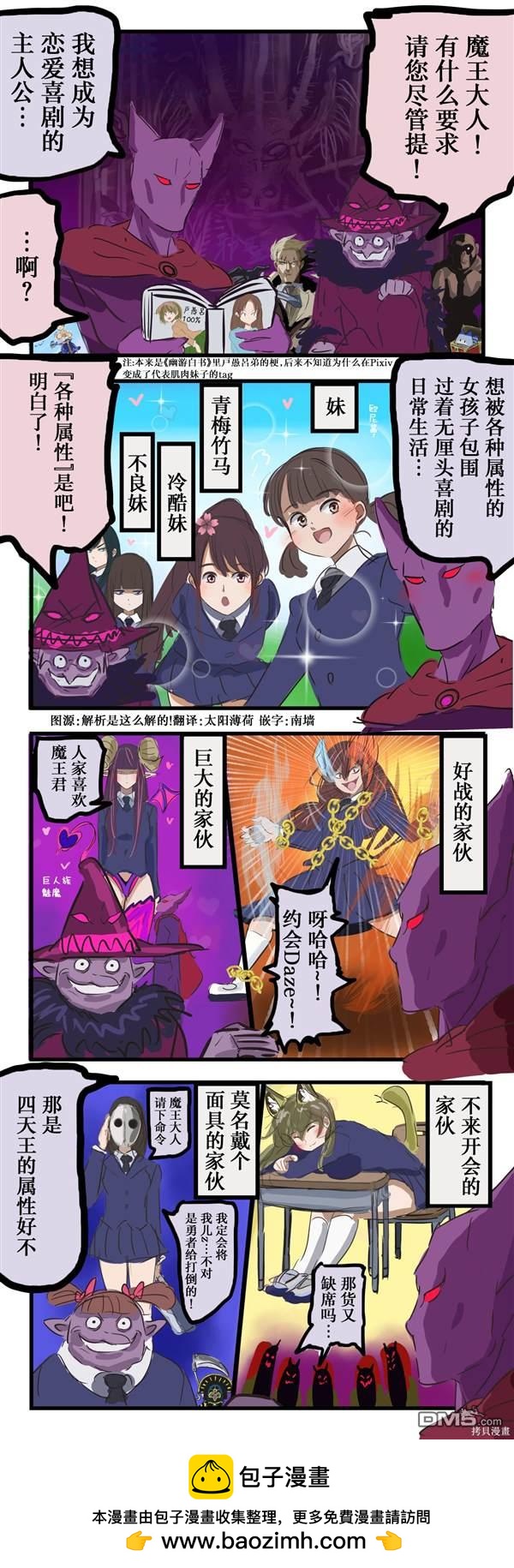 カコミスル老師四格合集 - 各種各樣類型的女主角 - 1
