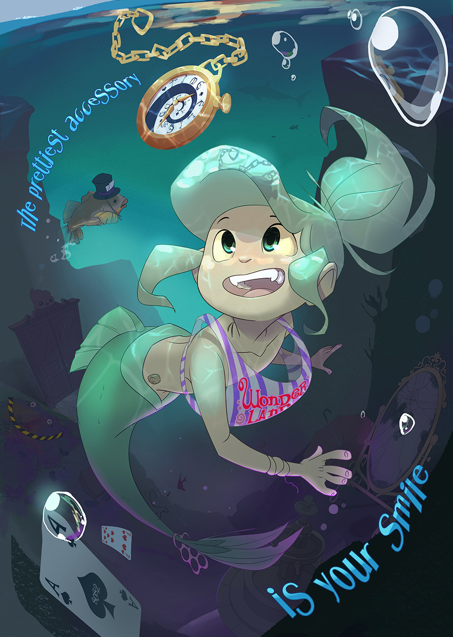 垃圾堆裡的小美人魚 - 海報合作版 - 1