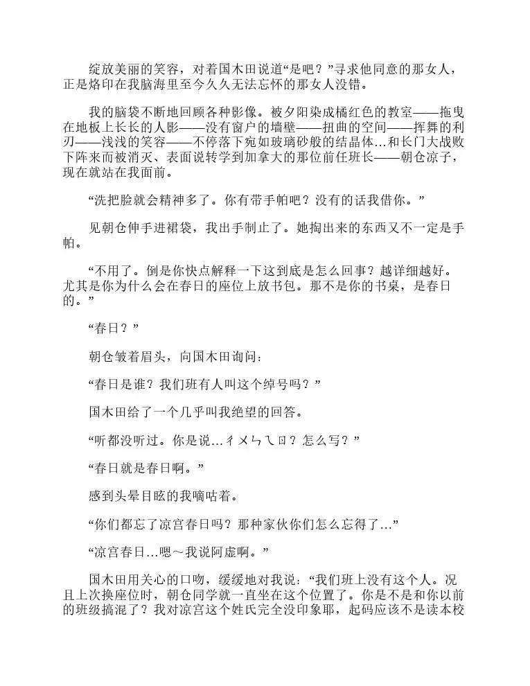 涼宮春日系列-輕小說 - 第4卷(1/4) - 8
