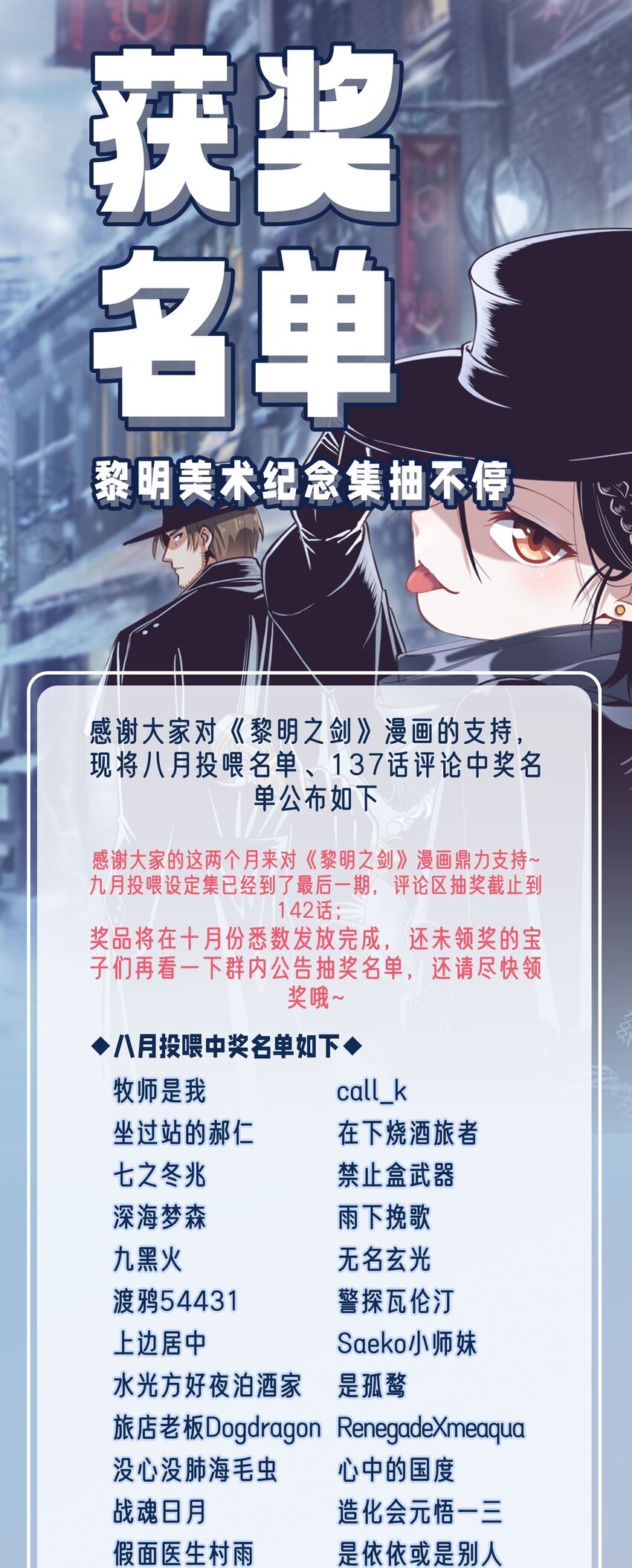 获奖 名单-第145话