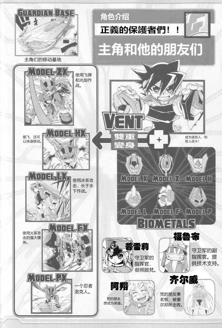 洛克人ZX - Vol.2 首頁部分 - 2