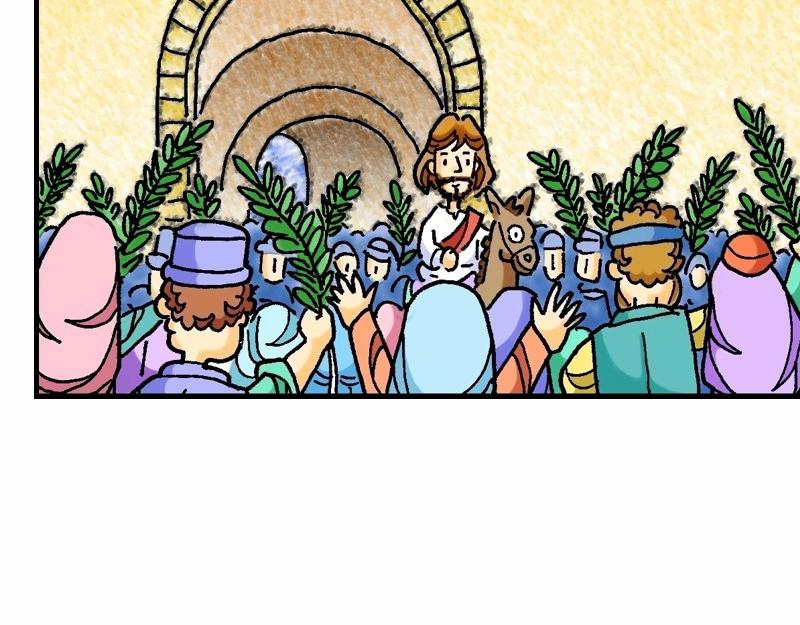 漫畫馬太福音 - 第21章：耶穌進耶路撒冷(1/3) - 5
