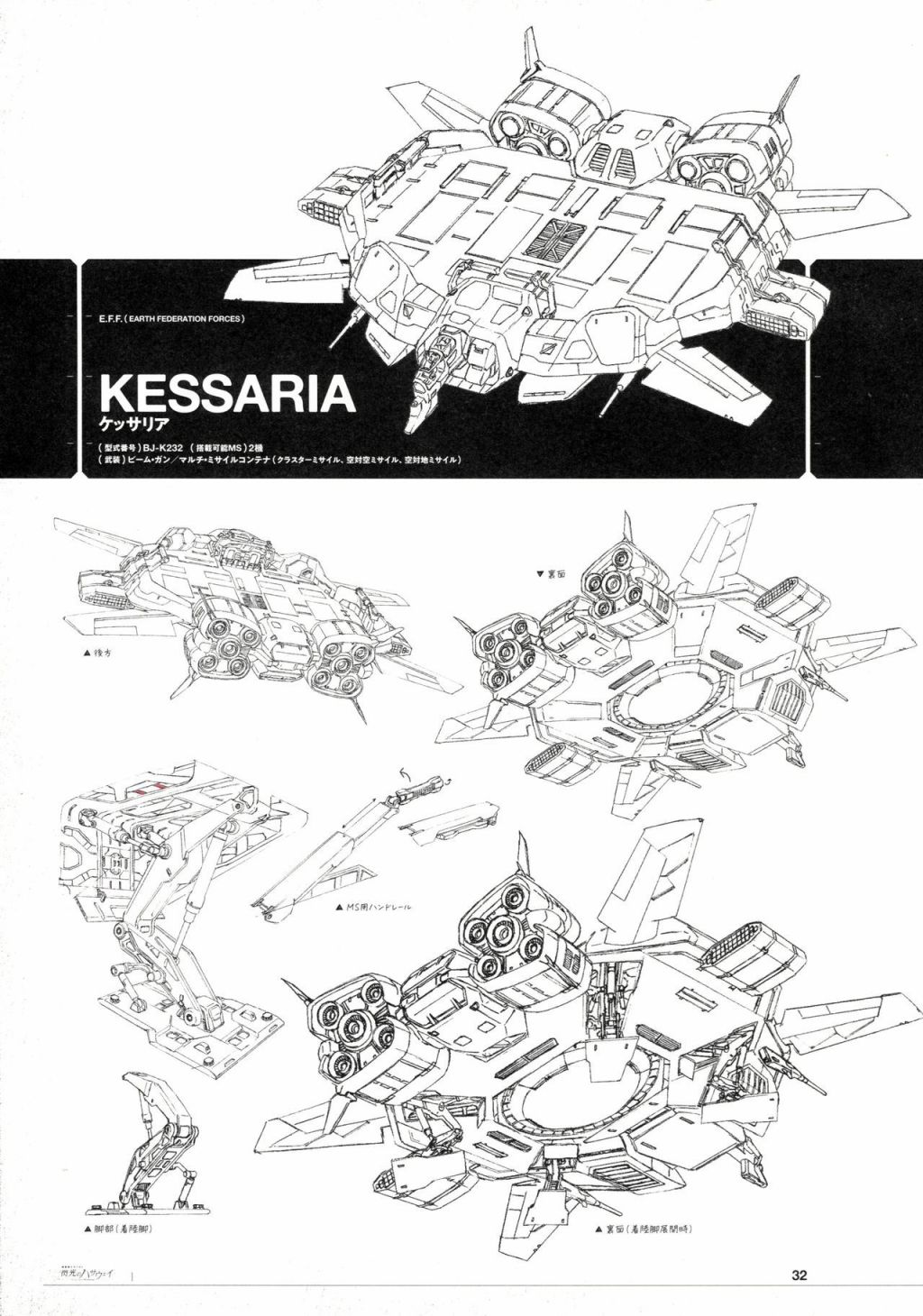 Mobile Suit Gundam Hathaway - Mechanical Design - 第01话 - 2