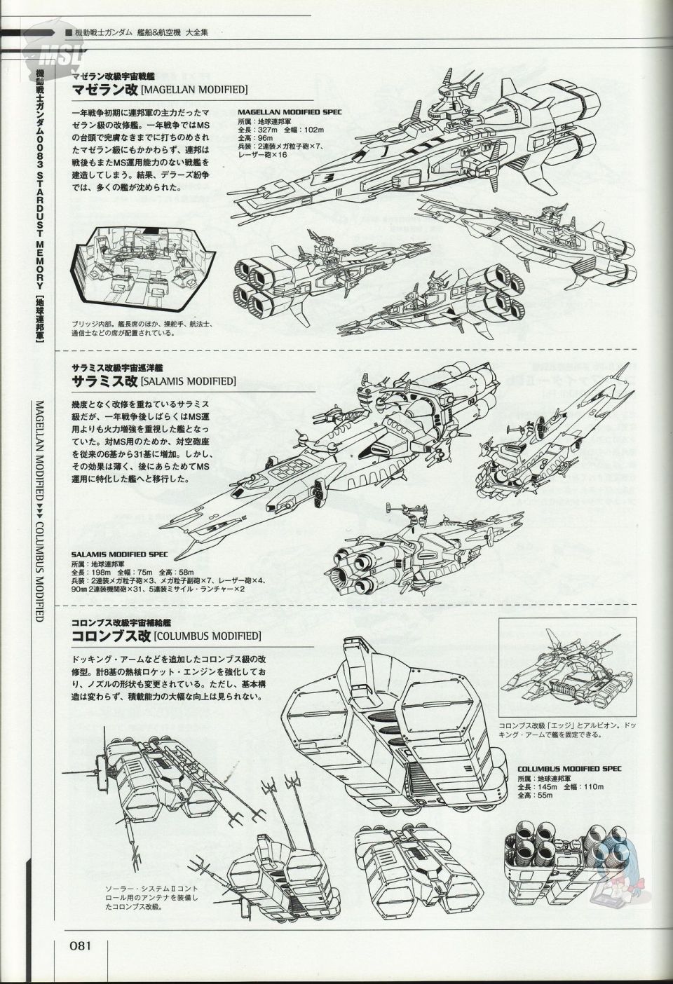 Mobile Suit Gundam - Ship amp; Aerospace Plane Encyclopedia - 第1卷(2/4) - 7