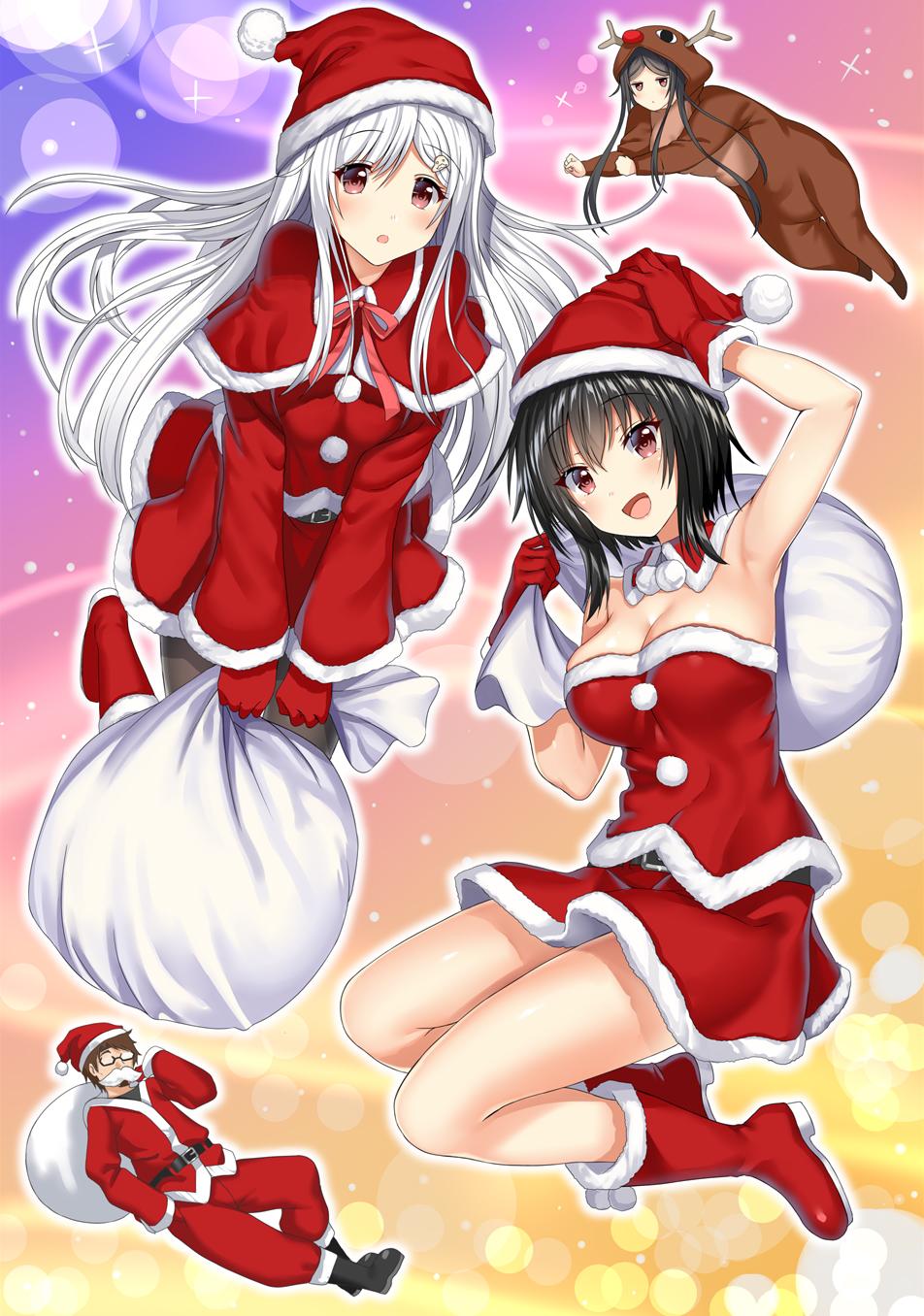 尼特子很辛苦喲 - 聖誕賀圖 - 1