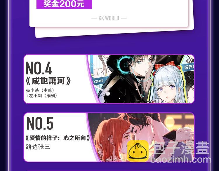 《成也萧河》荣获少女榜冠军！(1/2)-第213话