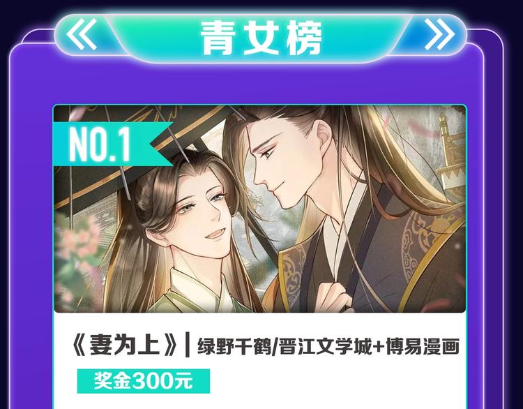 《妻为上》荣获青女榜冠军！(1/2)-第217话