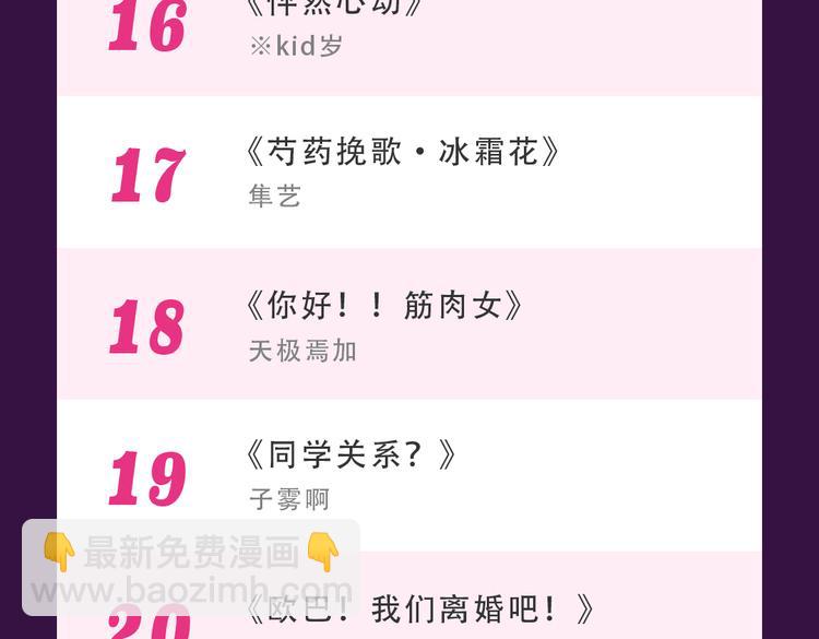 《甜美的咬痕》霸坐榜首-第39话