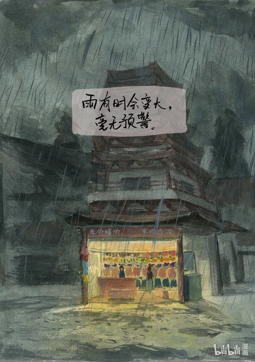 群青色漫画集 - 008 《细雨》（2） - 1