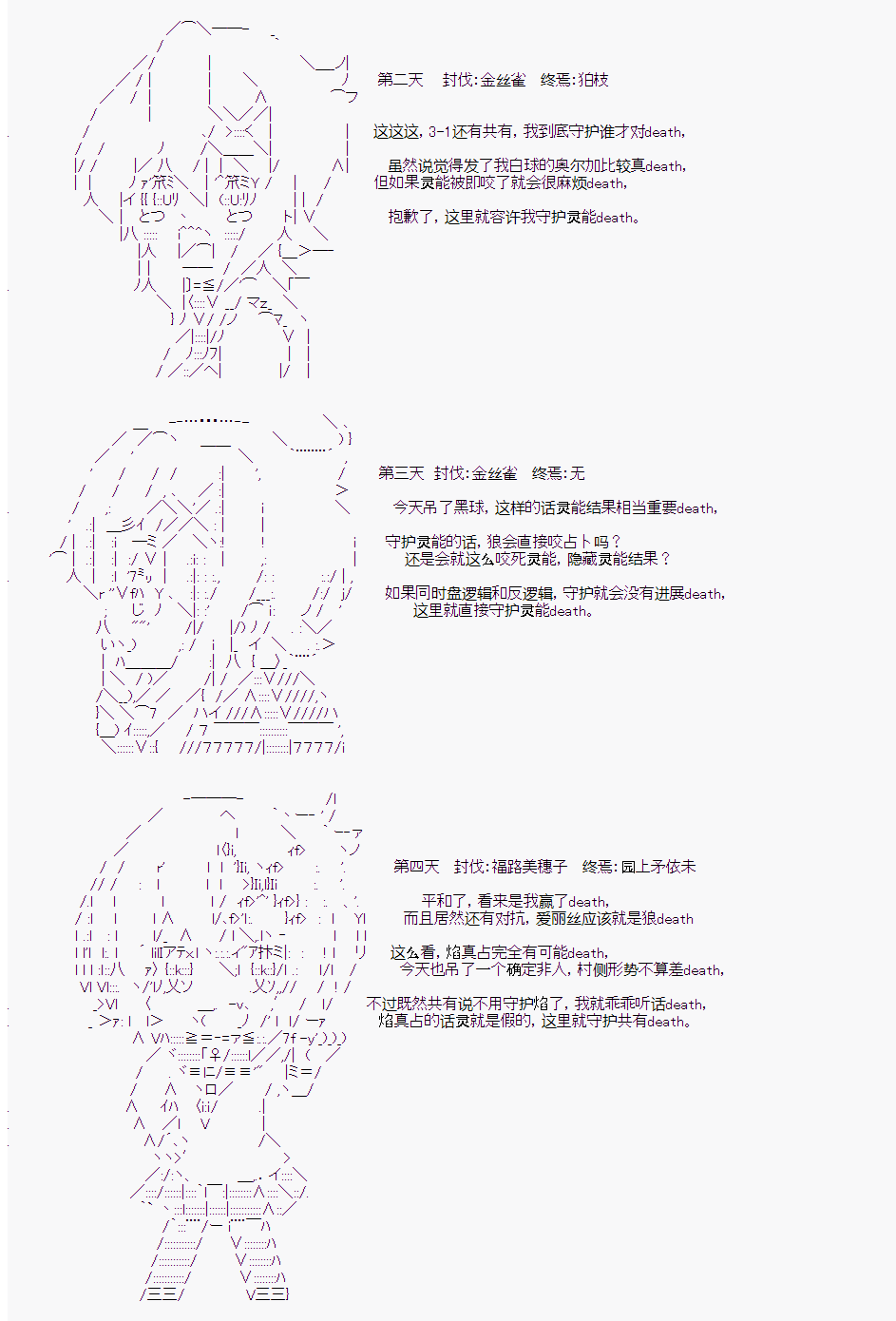 人狼學院 - 第二村-第6天 - 1