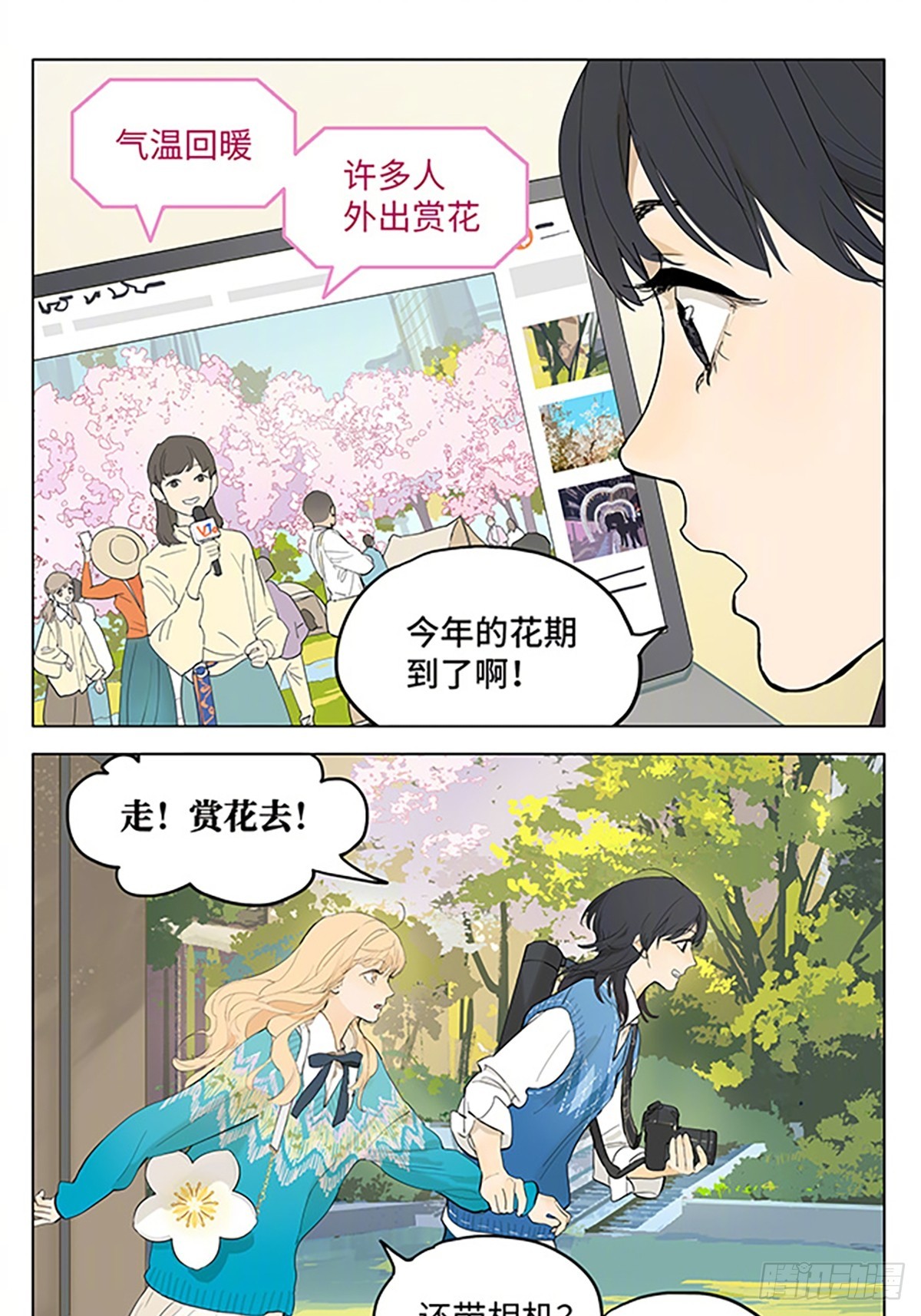花期到啦，出门拍照！-第213话