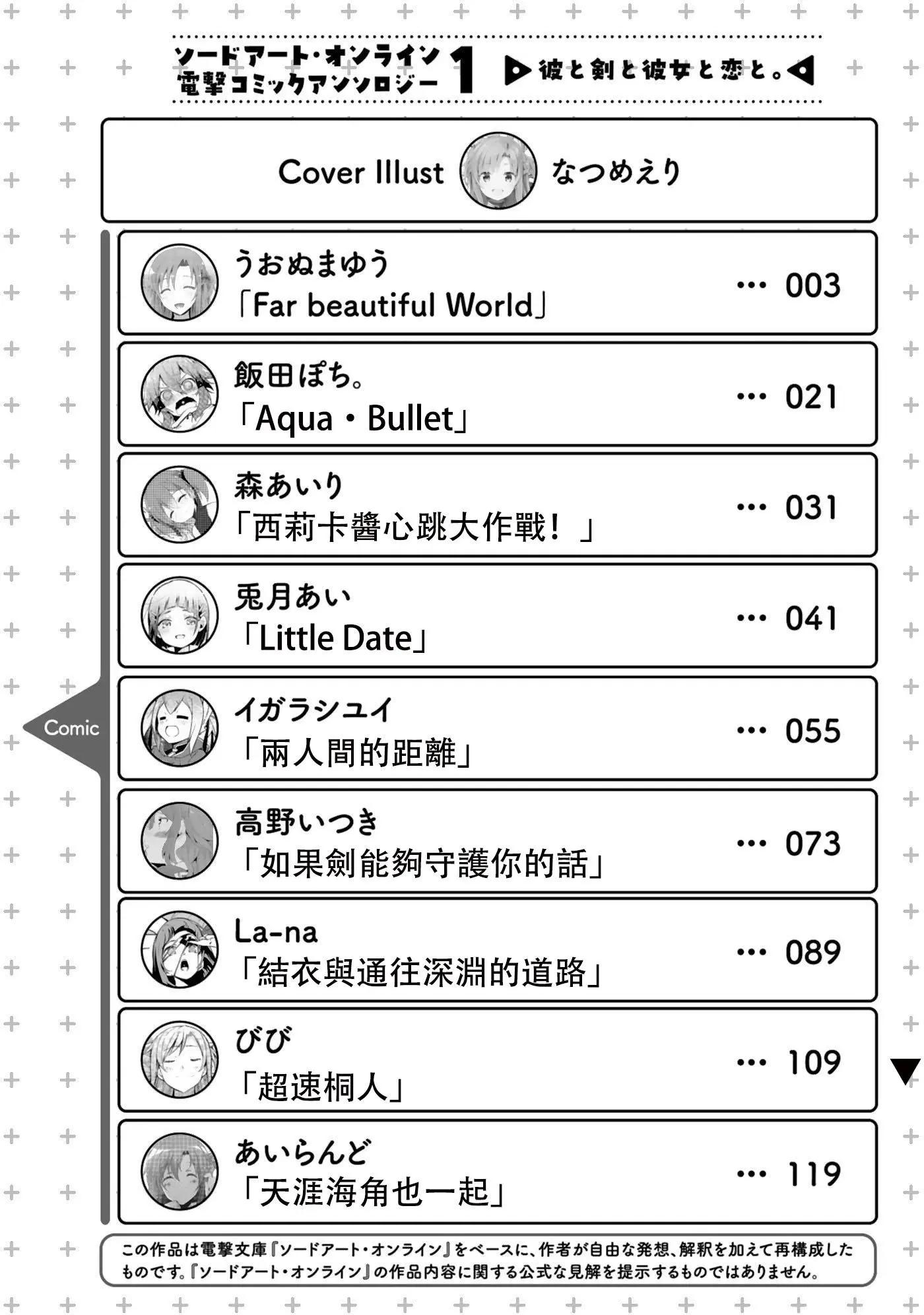 Sword Art Online官方同人集 - 超速桐人 - 1