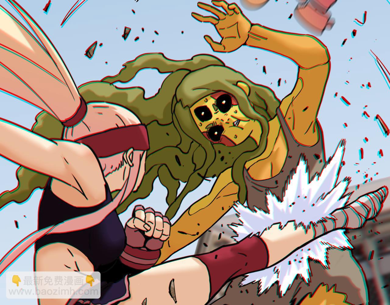 桃與末世之書 - 第174話 桃神櫻VS奧陶(2/3) - 1