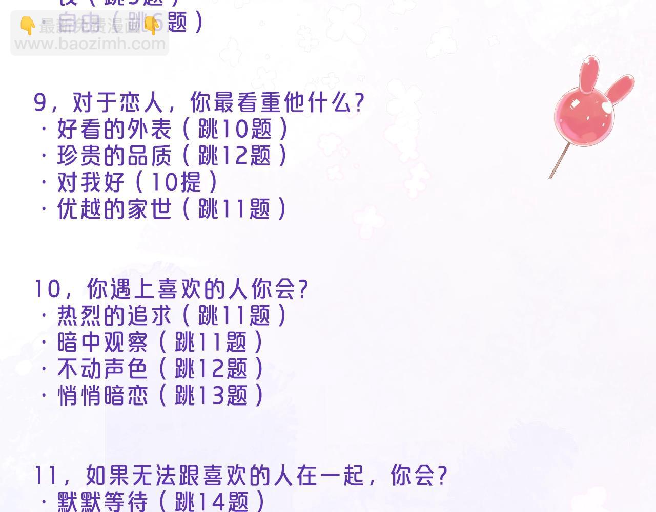 第8期  【互动】测测你的恋爱观像谁-第67话